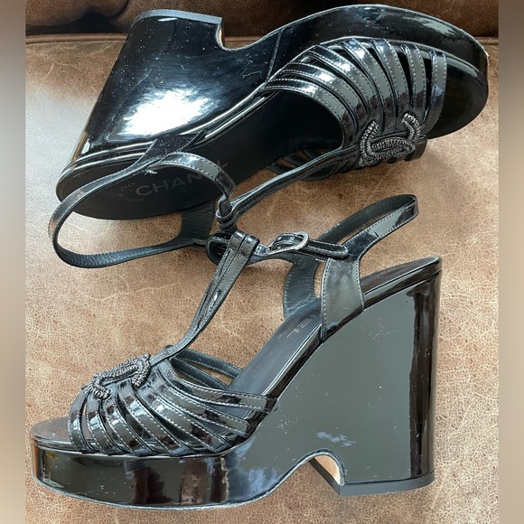 CHANEL wedges size 39 - Picture 5 of 5